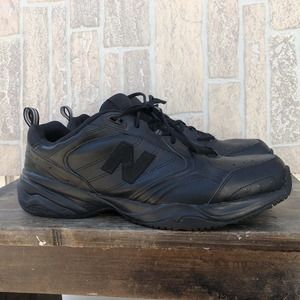 New Balance 624 Solid Black Men’s Athletic Sneakers Shoes SZ 16 EUC